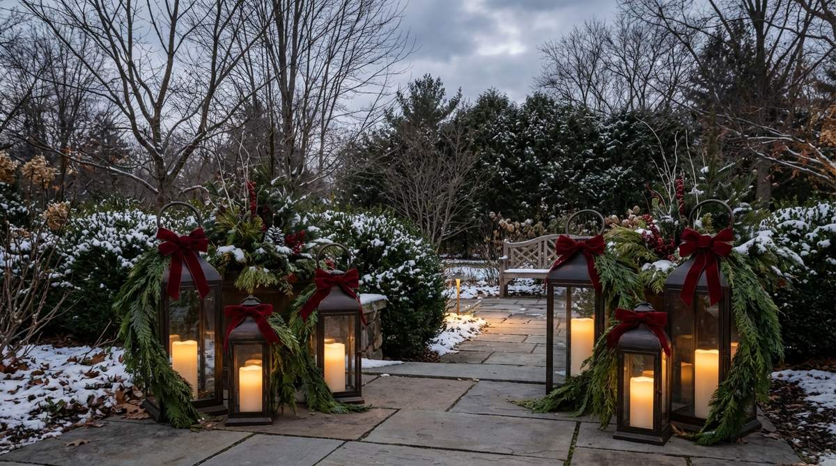 lantern lined walkways