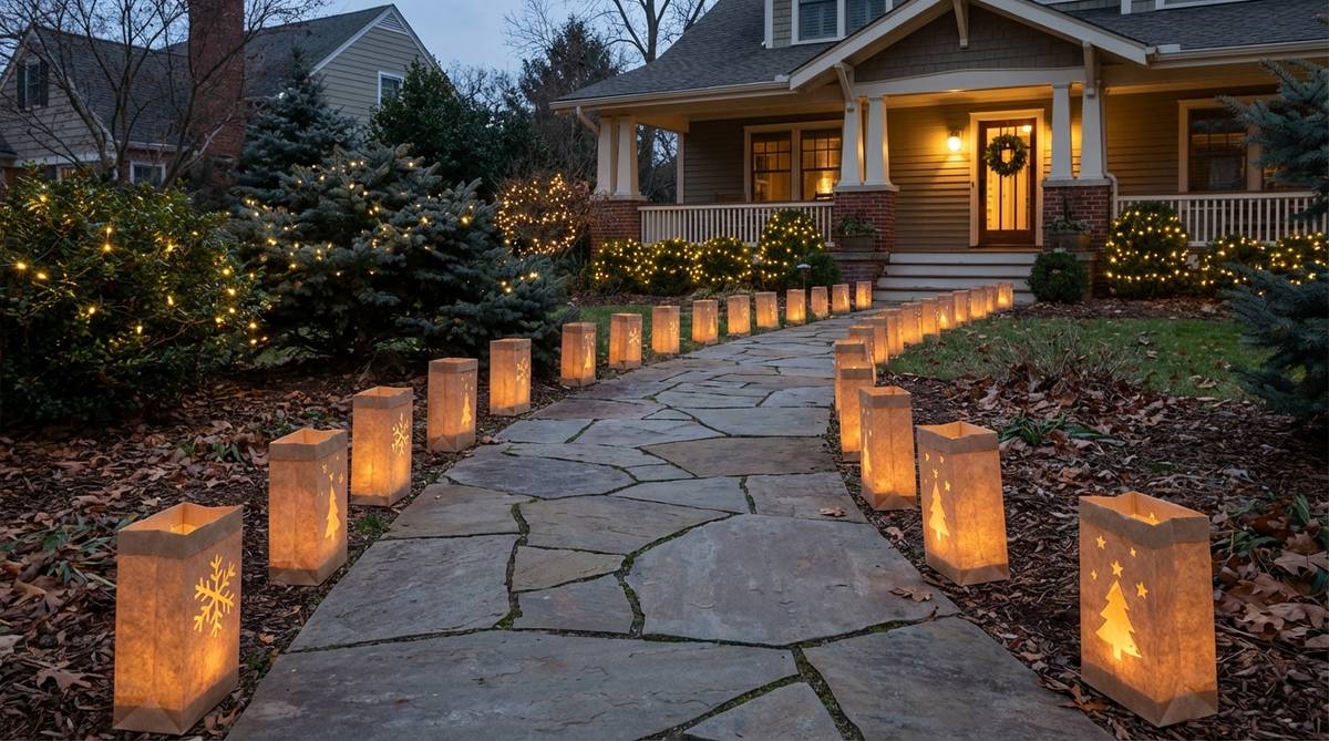 luminaria bag displays