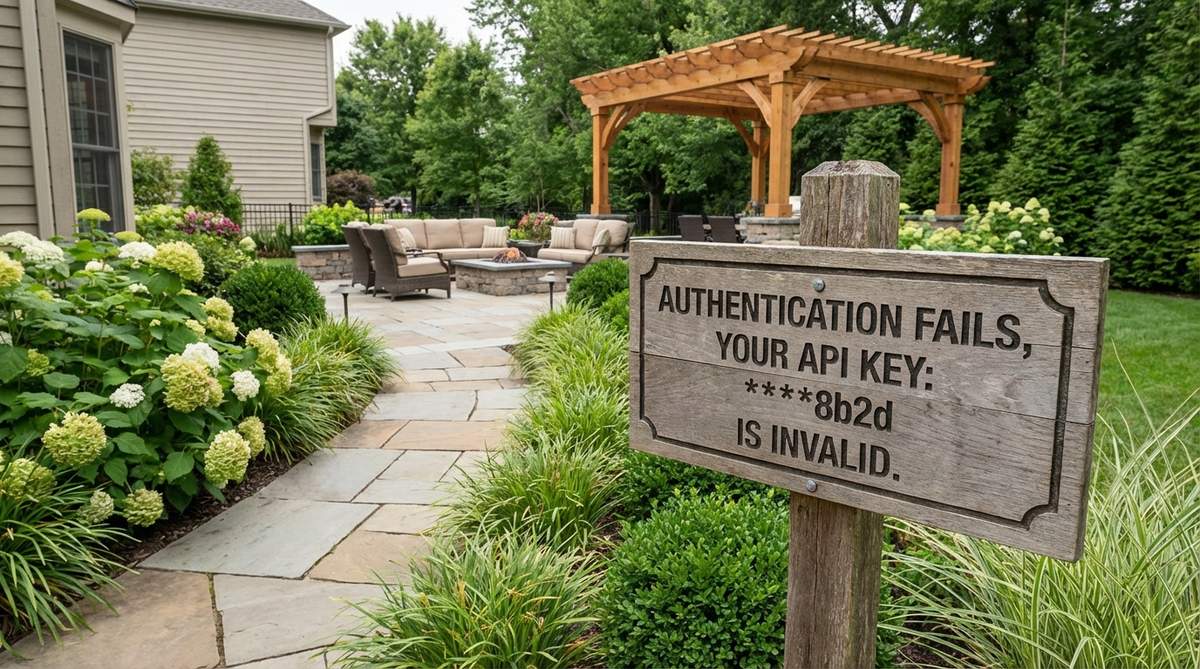 Authentication Fails, Your api key: ****8b2d is invalid