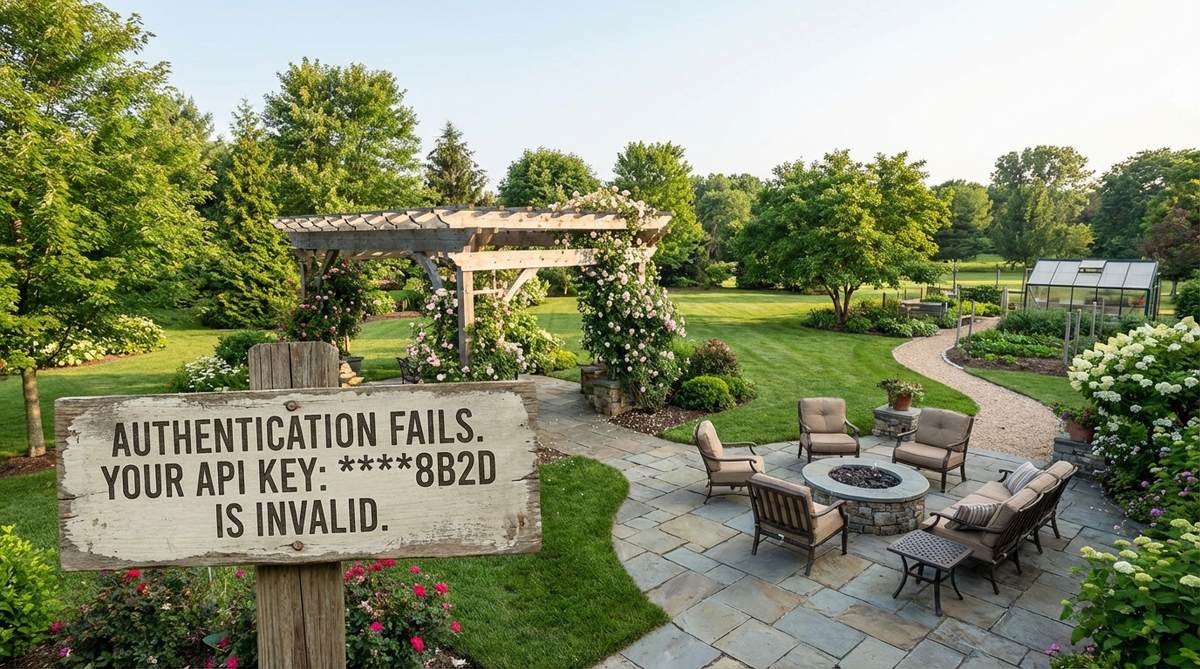 Authentication Fails, Your api key: ****8b2d is invalid