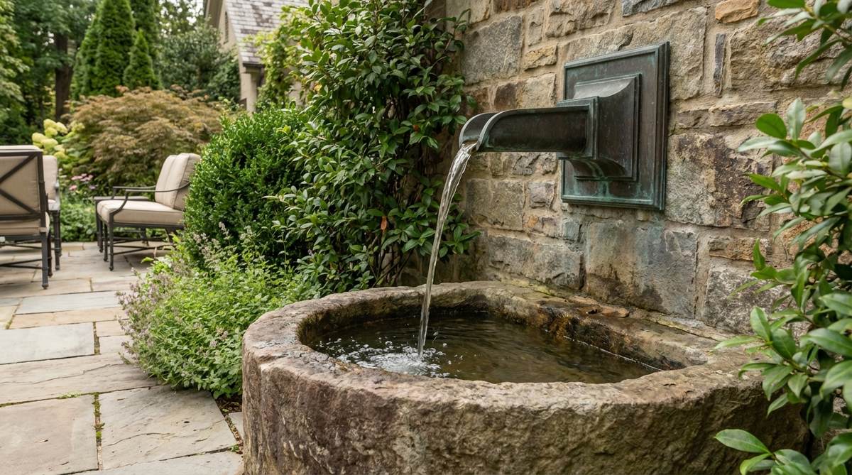 wall mounted water spouts