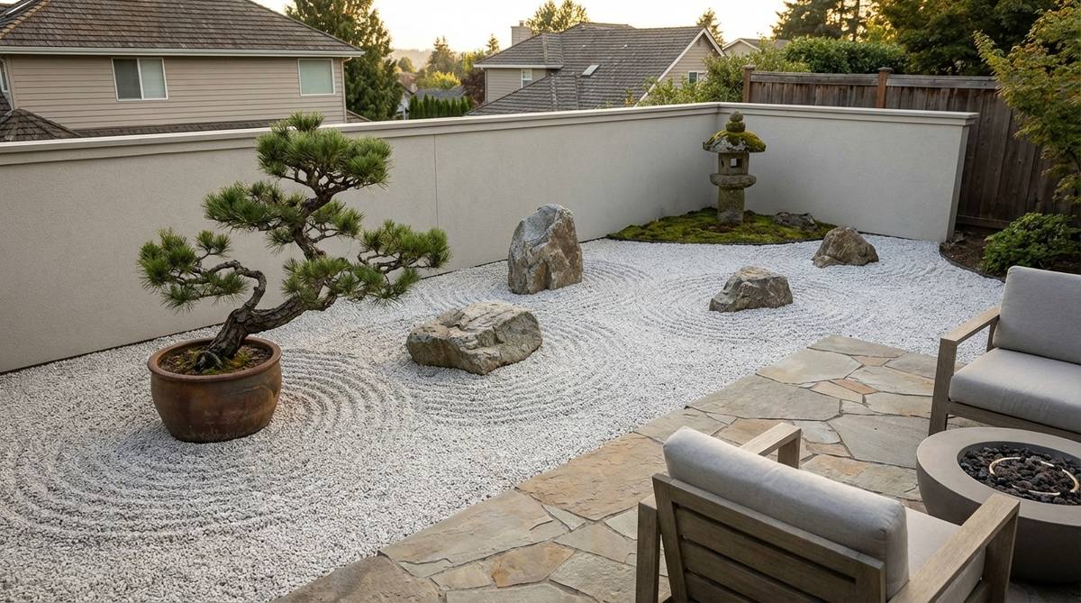 zen meditation garden