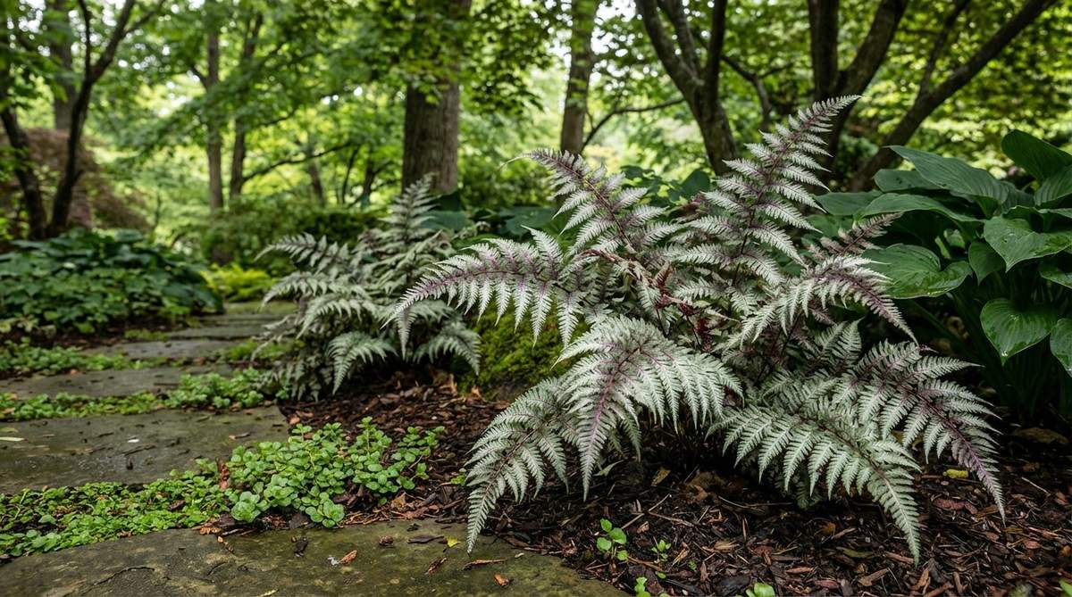 athyrium niponicum japanese painted fern