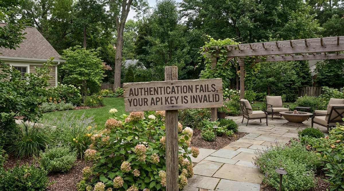 Authentication Fails, Your api key: ****8b2d is invalid