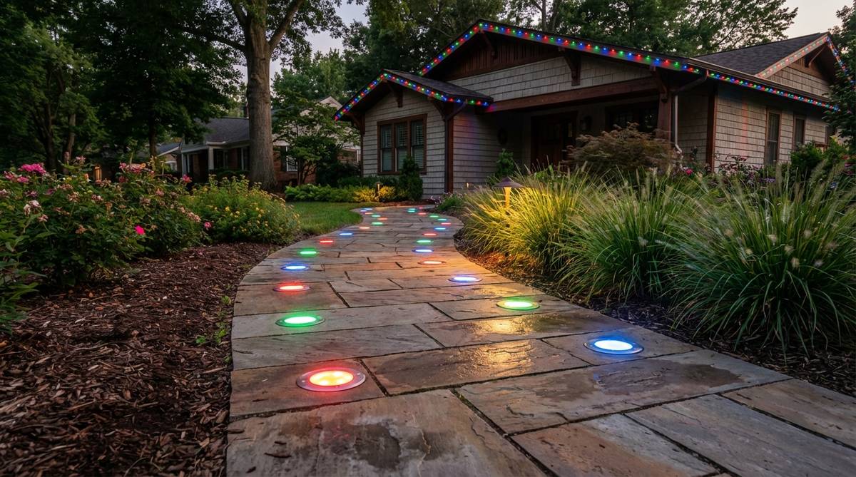color changing pathway discs