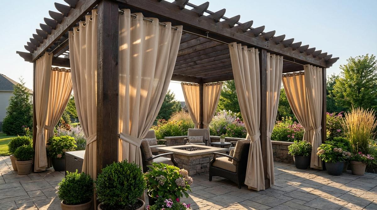 outdoor curtain panels