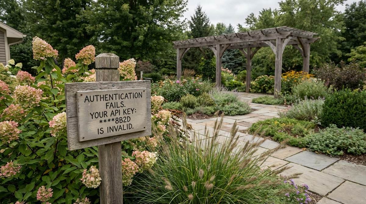 Authentication Fails, Your api key: ****8b2d is invalid