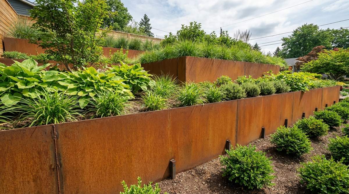 corten steel edging
