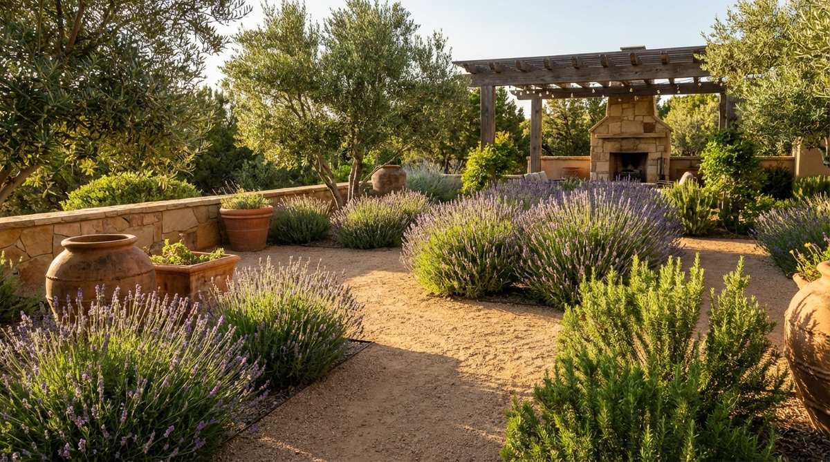 mediterranean courtyard