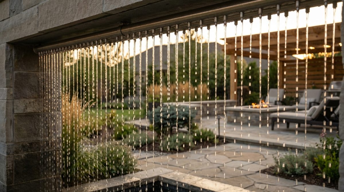 rain curtain water wall