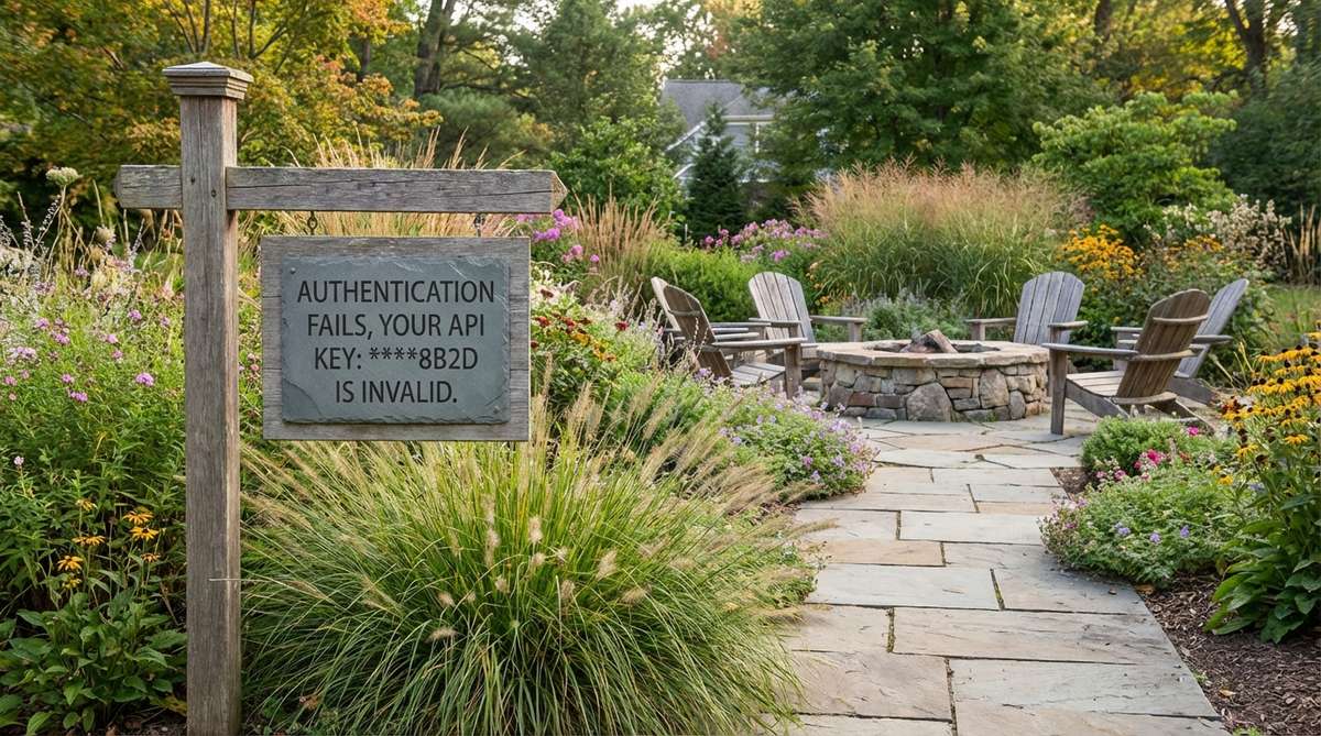 Authentication Fails, Your api key: ****8b2d is invalid