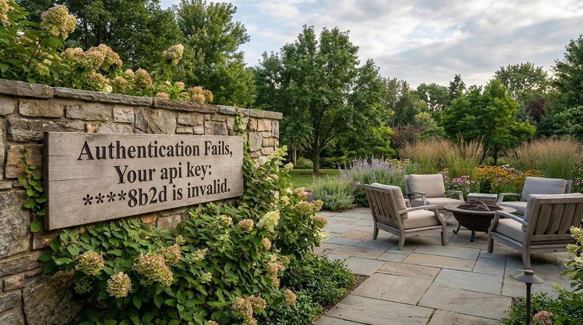 Authentication Fails, Your api key: ****8b2d is invalid