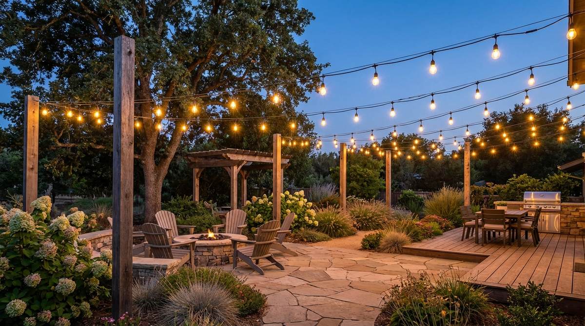 string light canopies