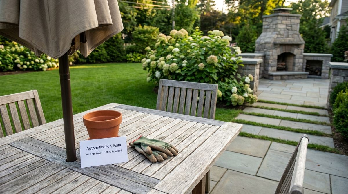 Authentication Fails, Your api key: ****8b2d is invalid