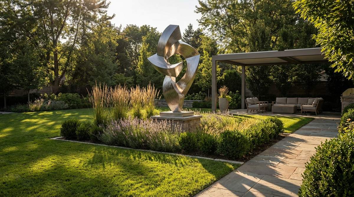 abstract metal sculptures