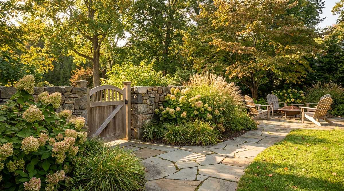 ornamental grass border