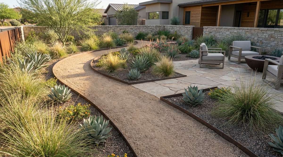 crushed granite pathways