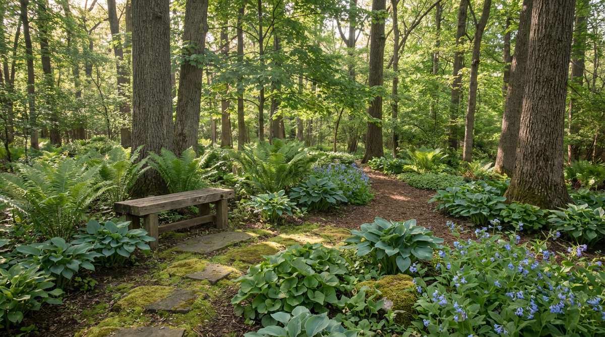 woodland edge garden
