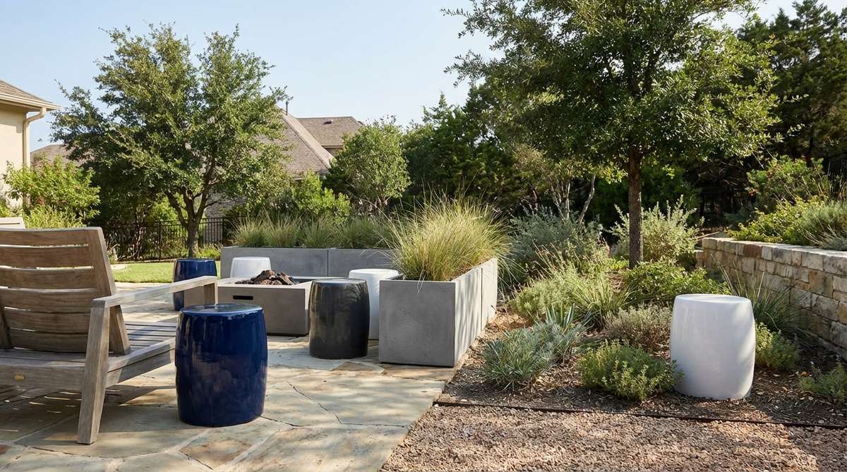 ceramic garden stools
