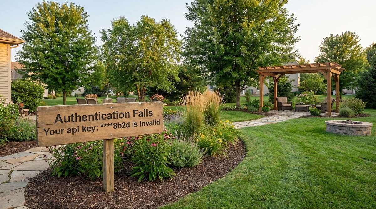 Authentication Fails, Your api key: ****8b2d is invalid
