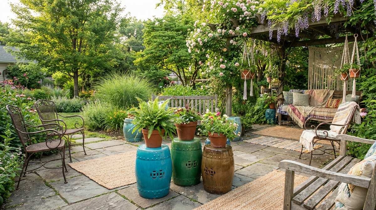 ceramic garden stools