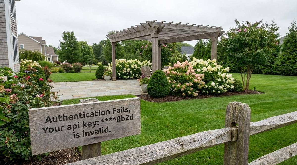 Authentication Fails, Your api key: ****8b2d is invalid