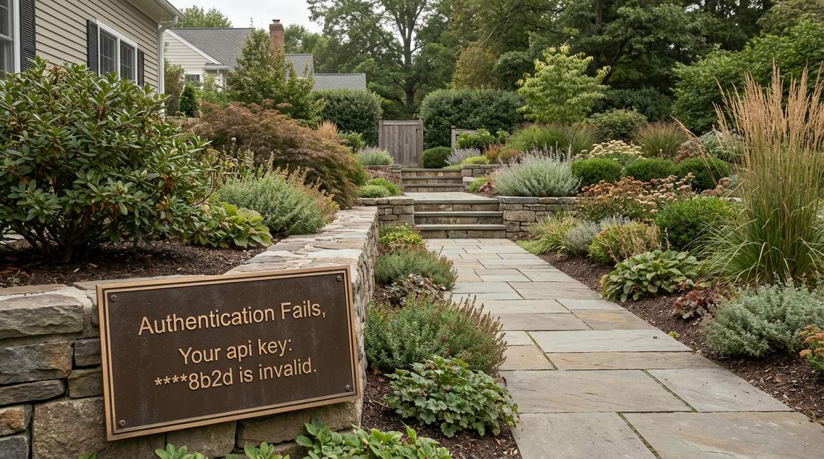 Authentication Fails, Your api key: ****8b2d is invalid