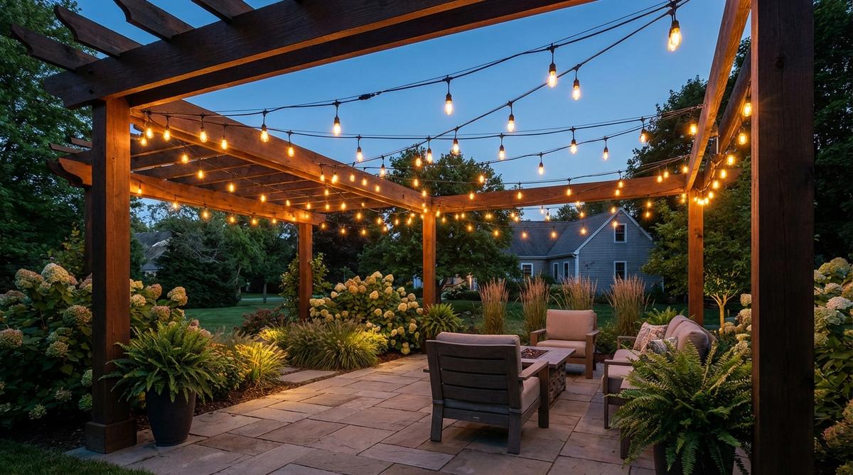 string light canopy
