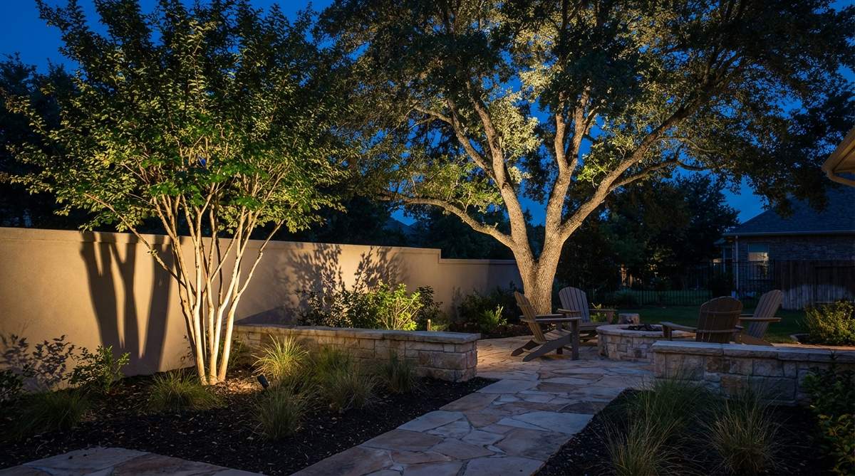 uplighting for specimen trees
