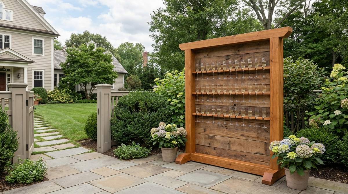 champagne wall installations