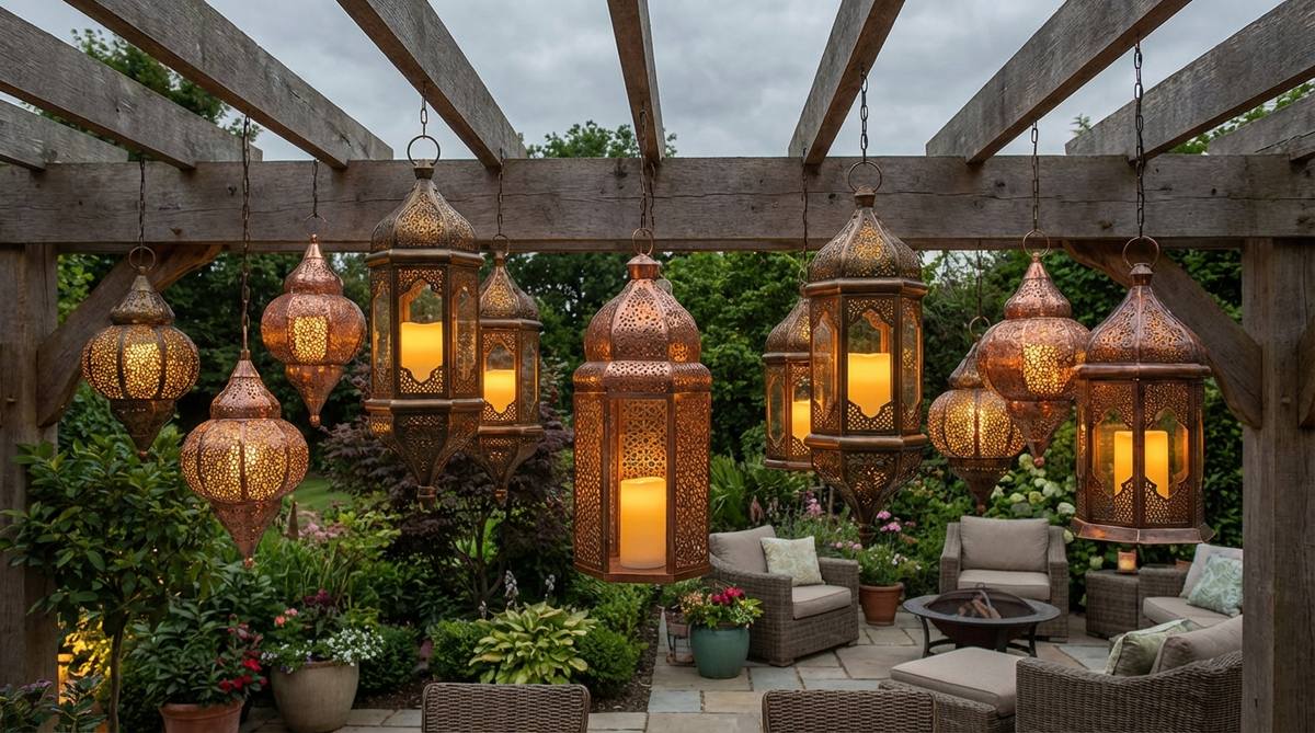 moroccan metal lanterns