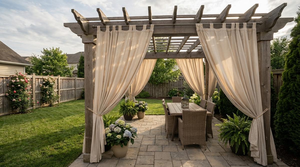 outdoor curtain panels