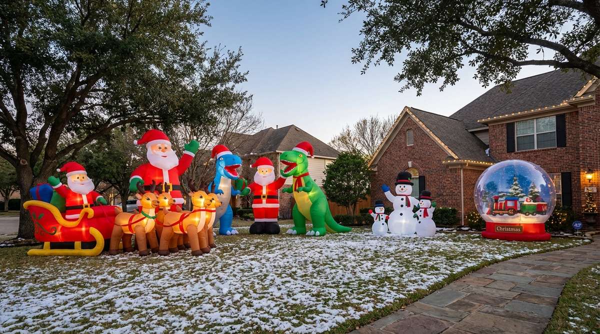 inflatable character vignettes