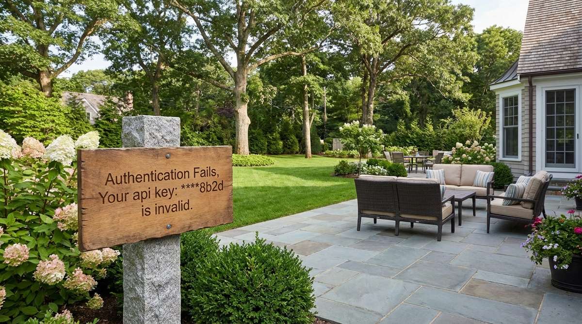 Authentication Fails, Your api key: ****8b2d is invalid