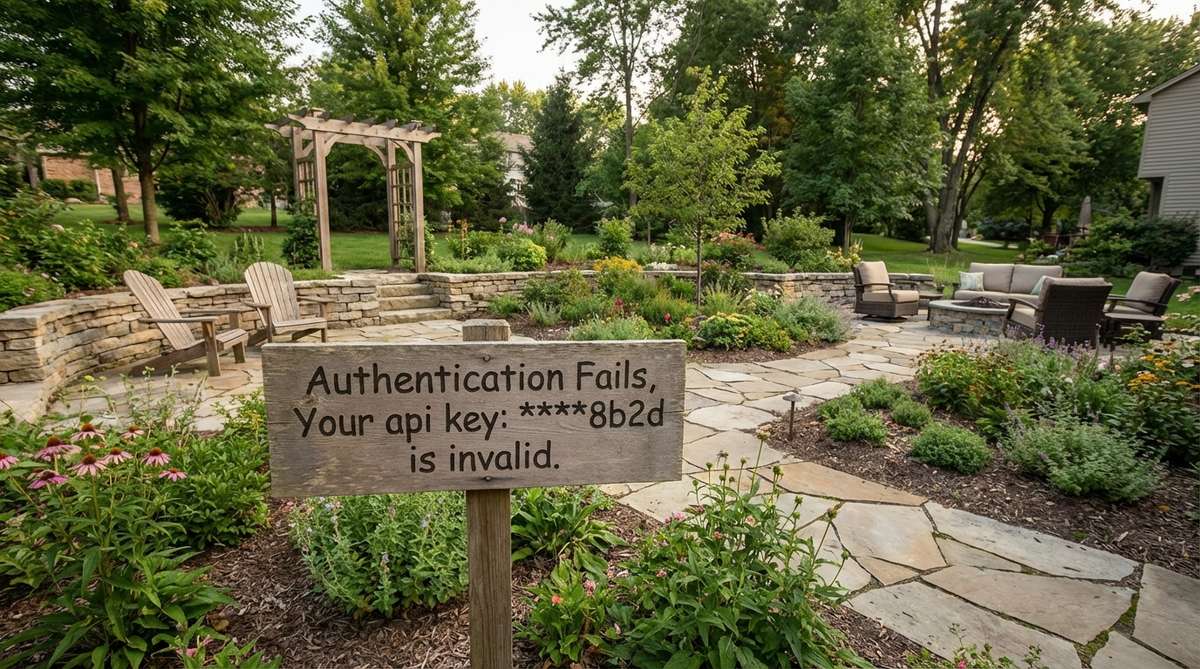 Authentication Fails, Your api key: ****8b2d is invalid