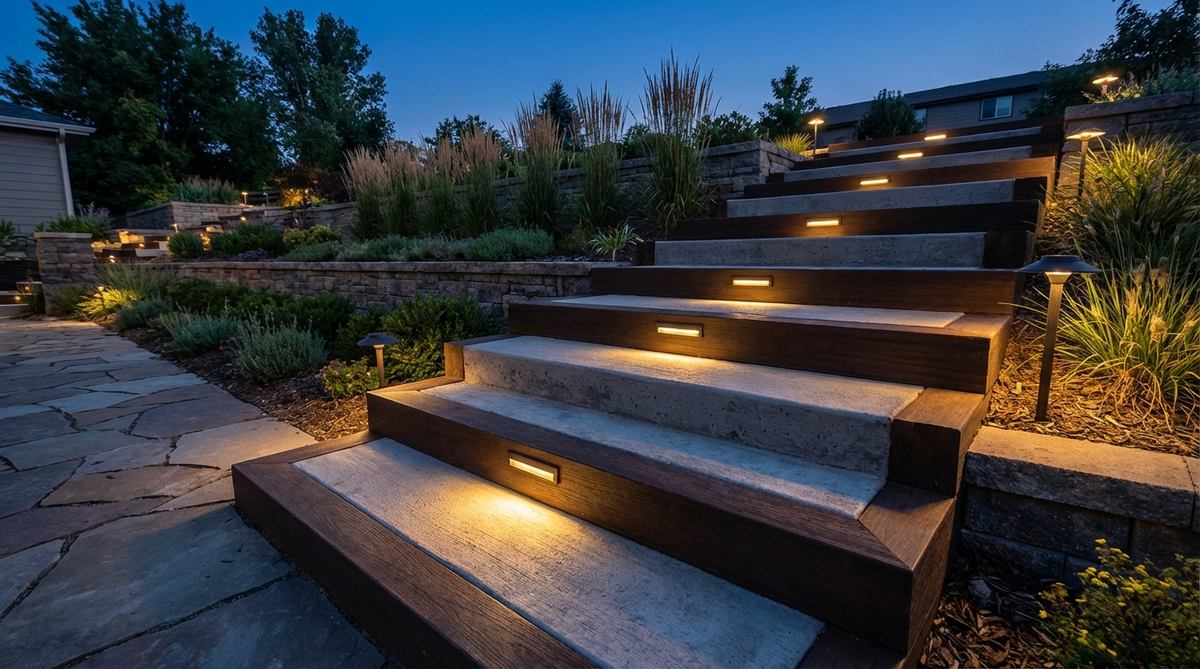 recessed step lighting