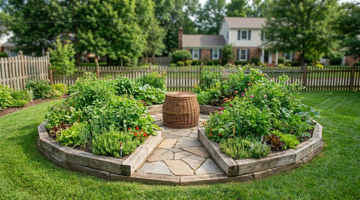 keyhole garden bed