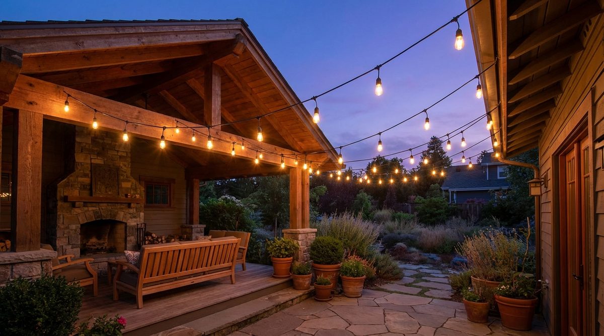 string light canopies