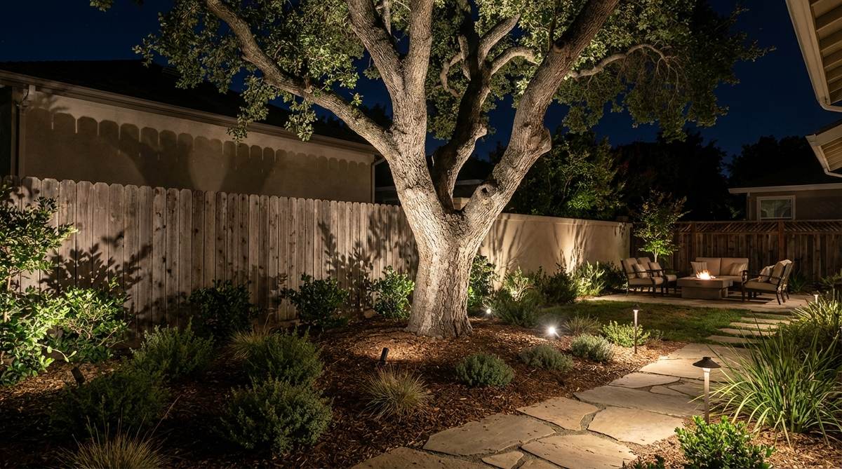 uplighting specimen trees