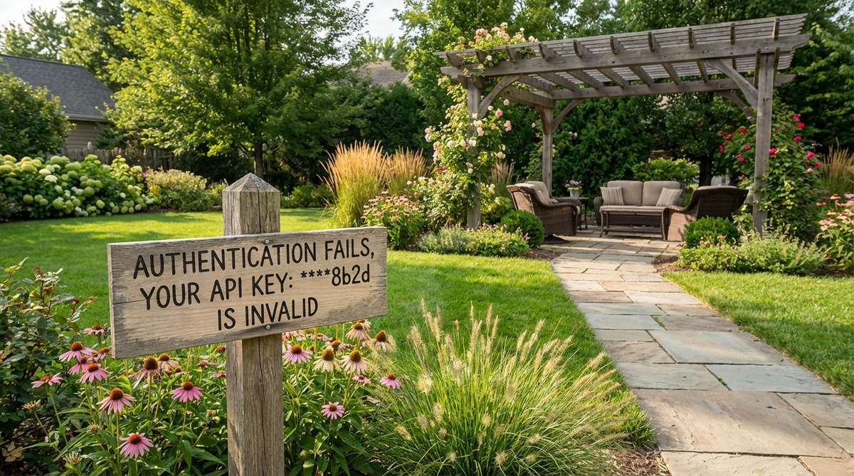 Authentication Fails, Your api key: ****8b2d is invalid