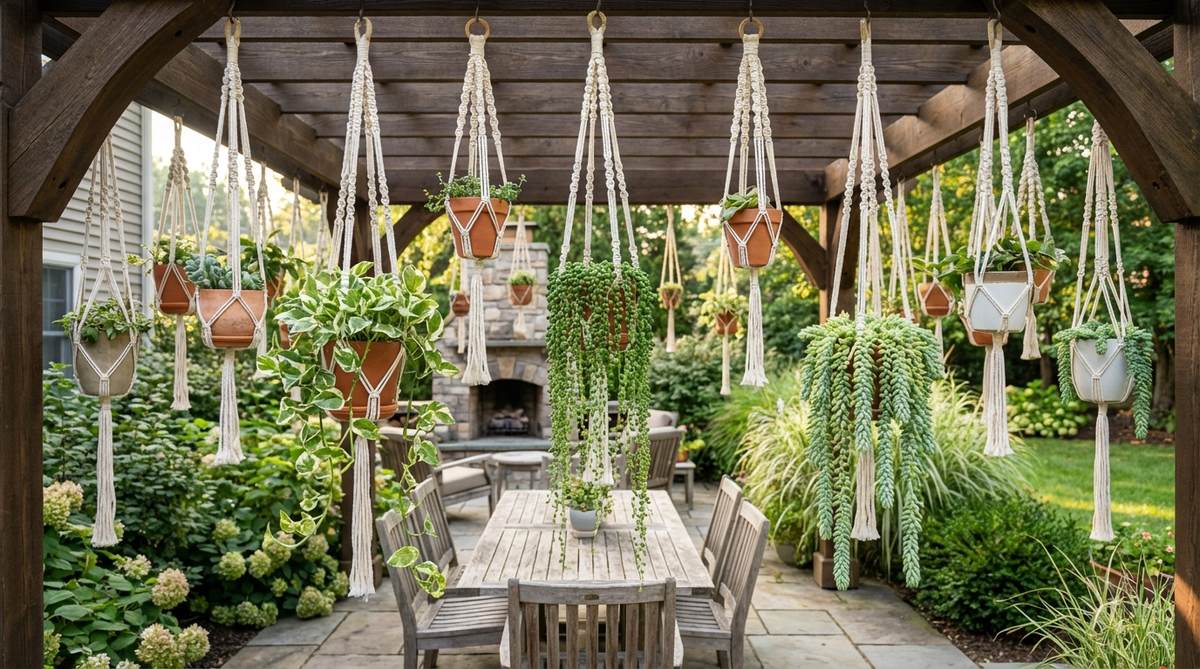 macrame plant hangers