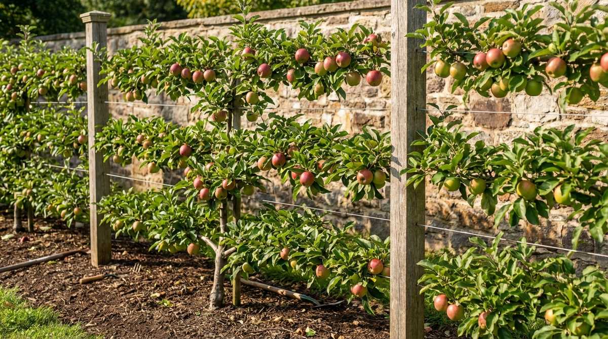 espalier fruit tree fence
