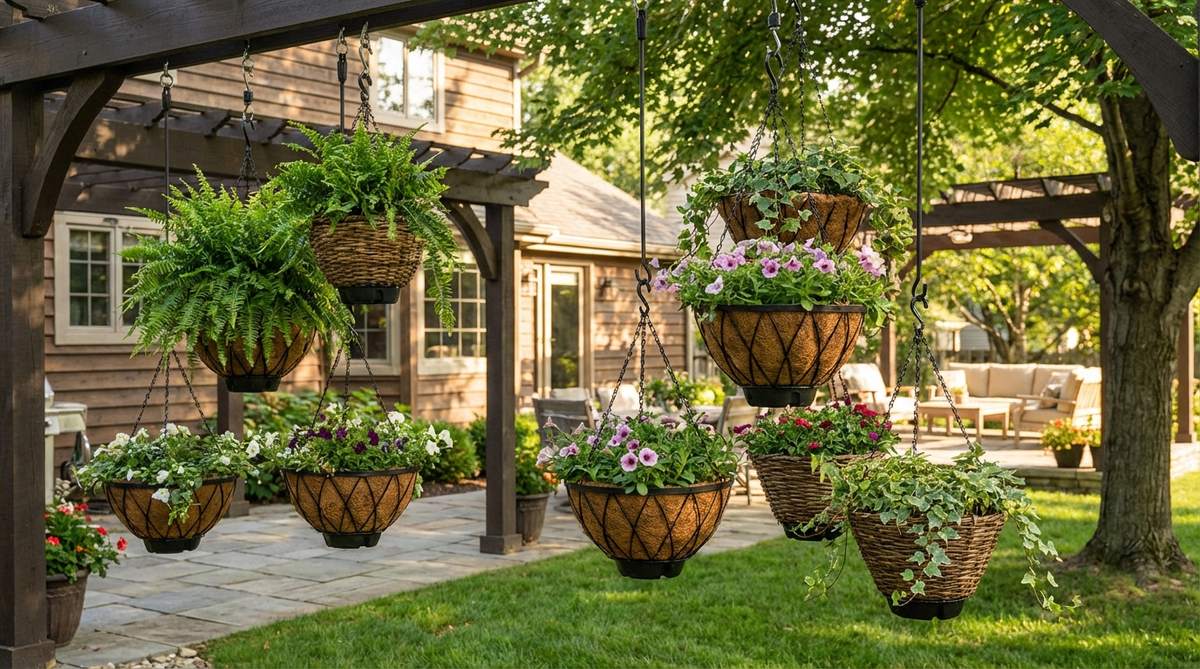 hanging basket arrays
