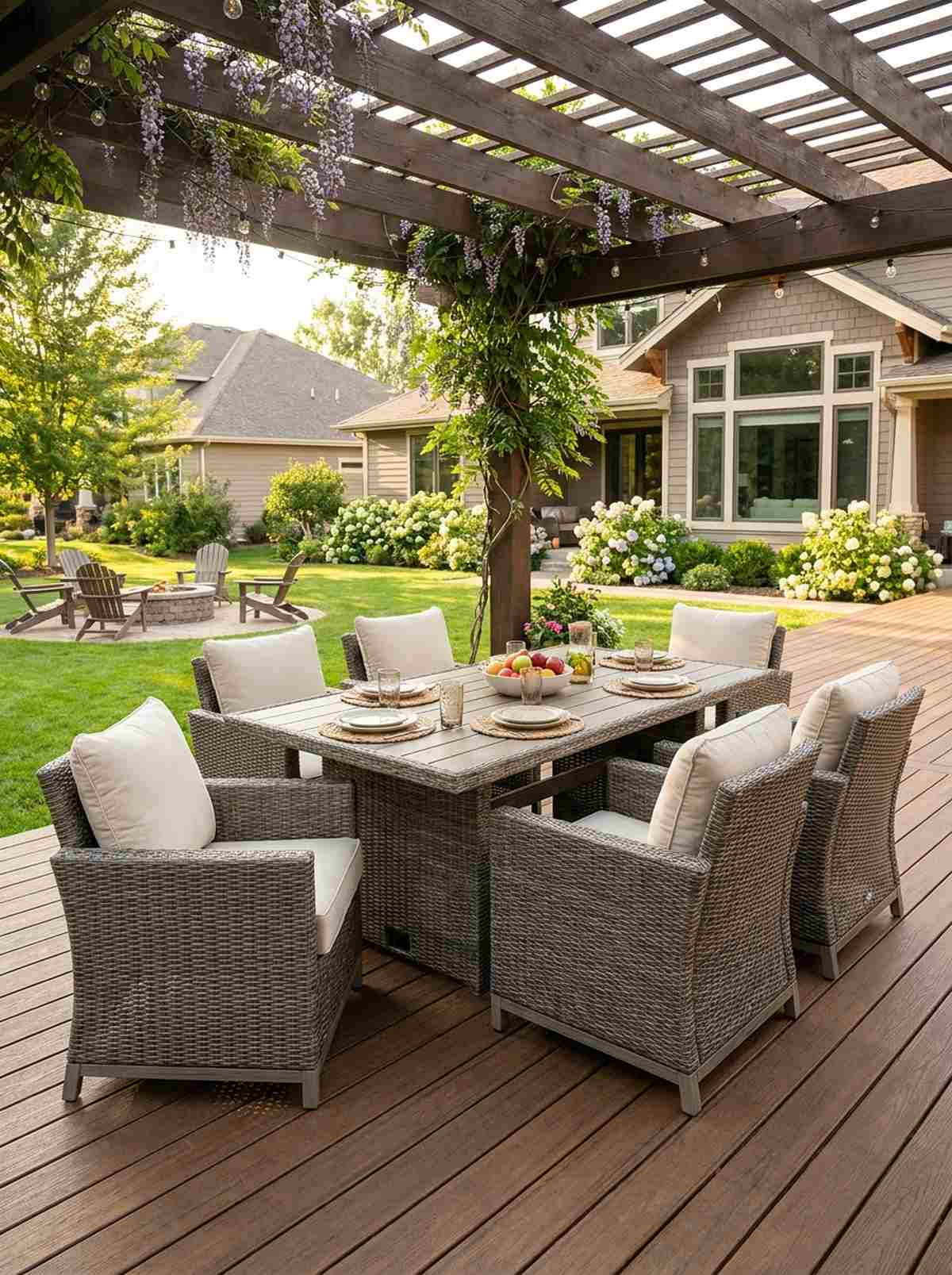 all weather wicker set