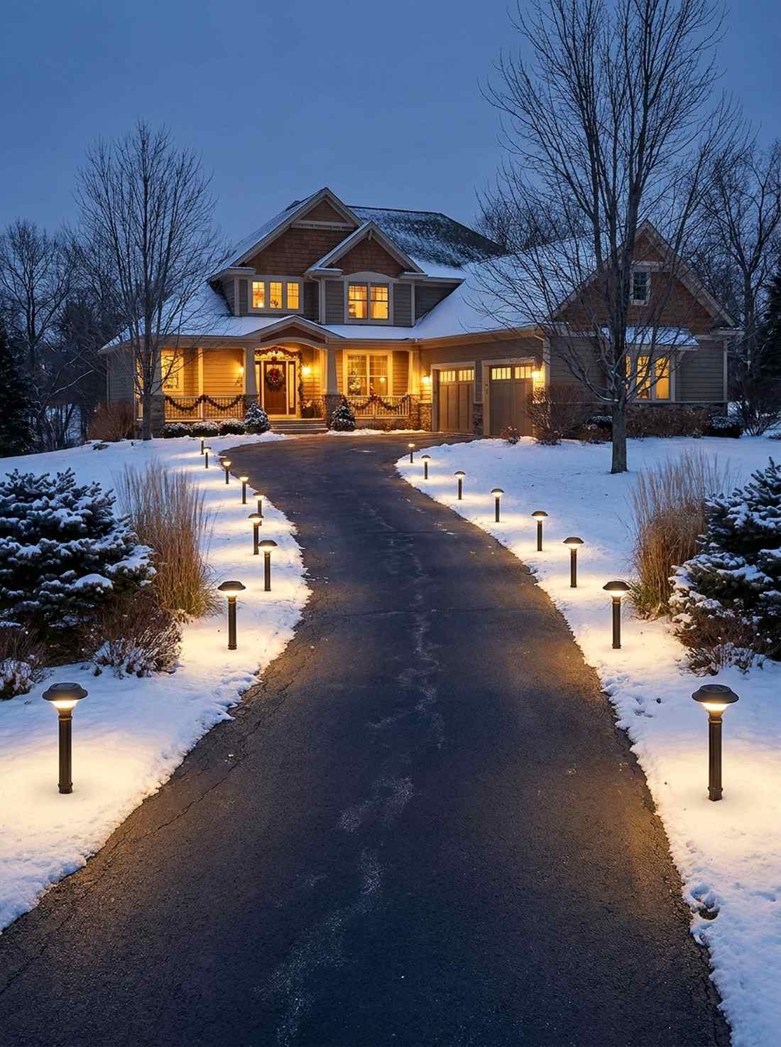 driveway border stake lights