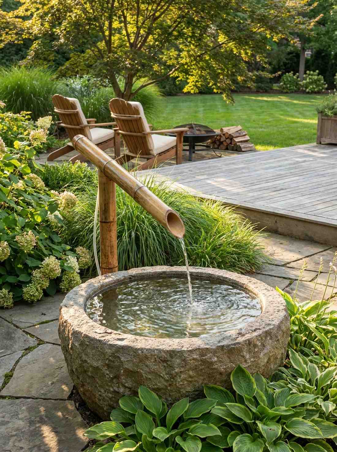 kakei bamboo water spouts