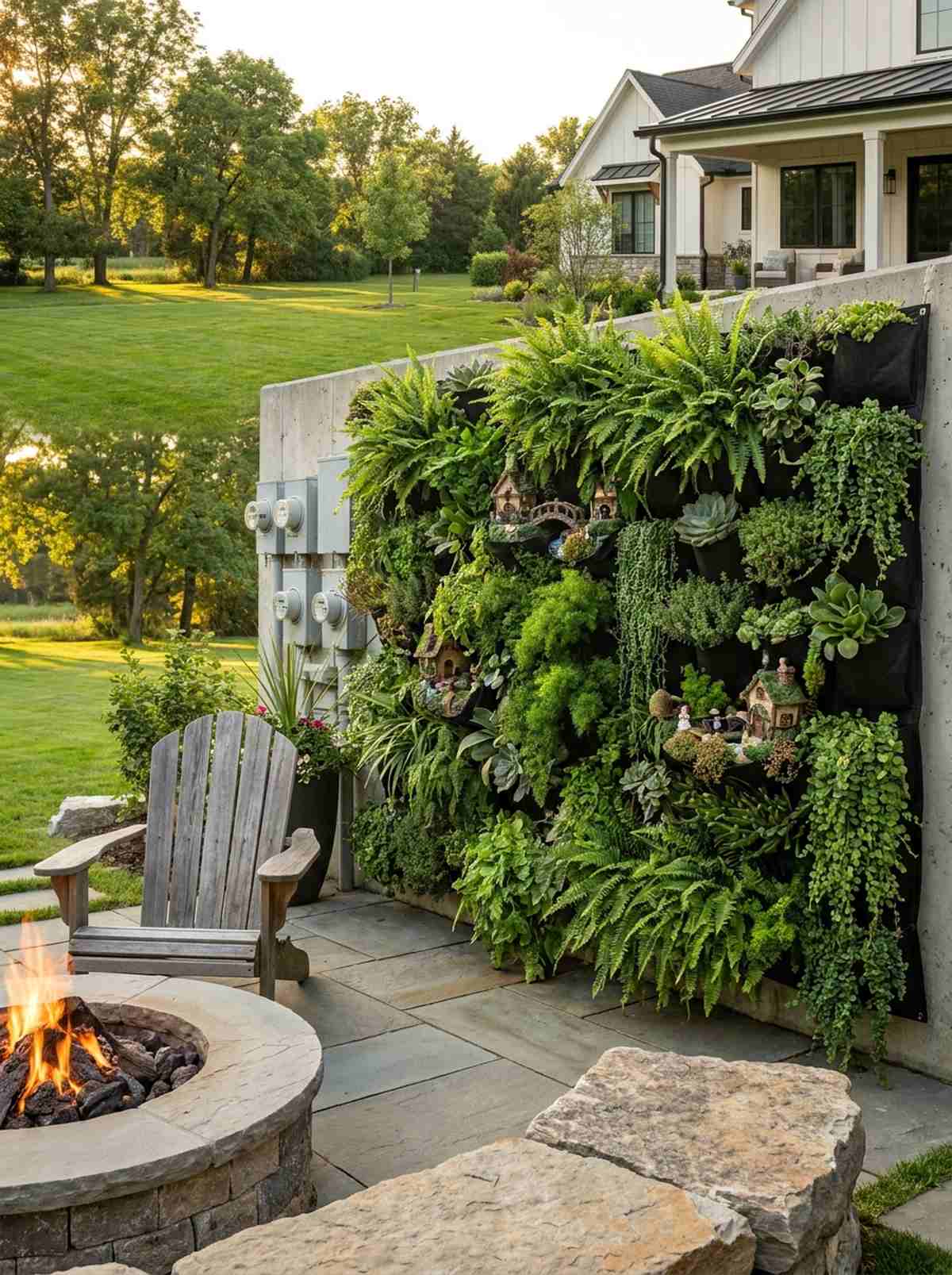 living walls with pocket systems
