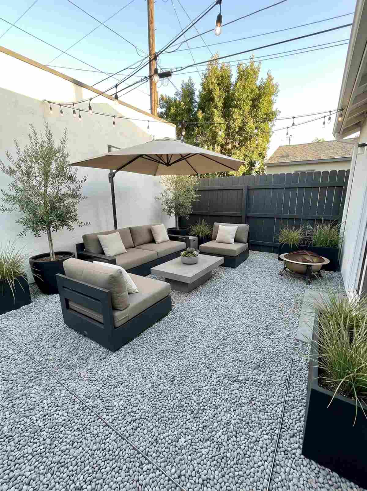 modern lounge patio