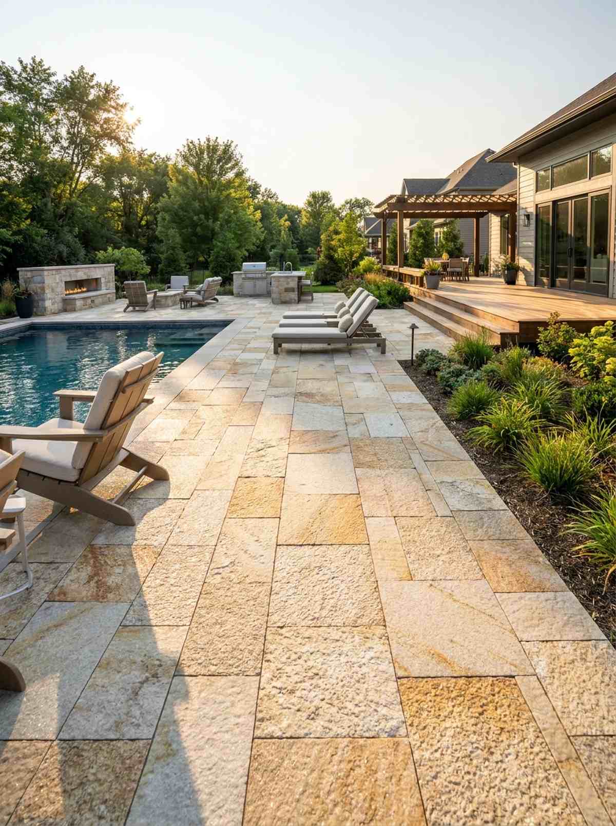 quartzite pavers