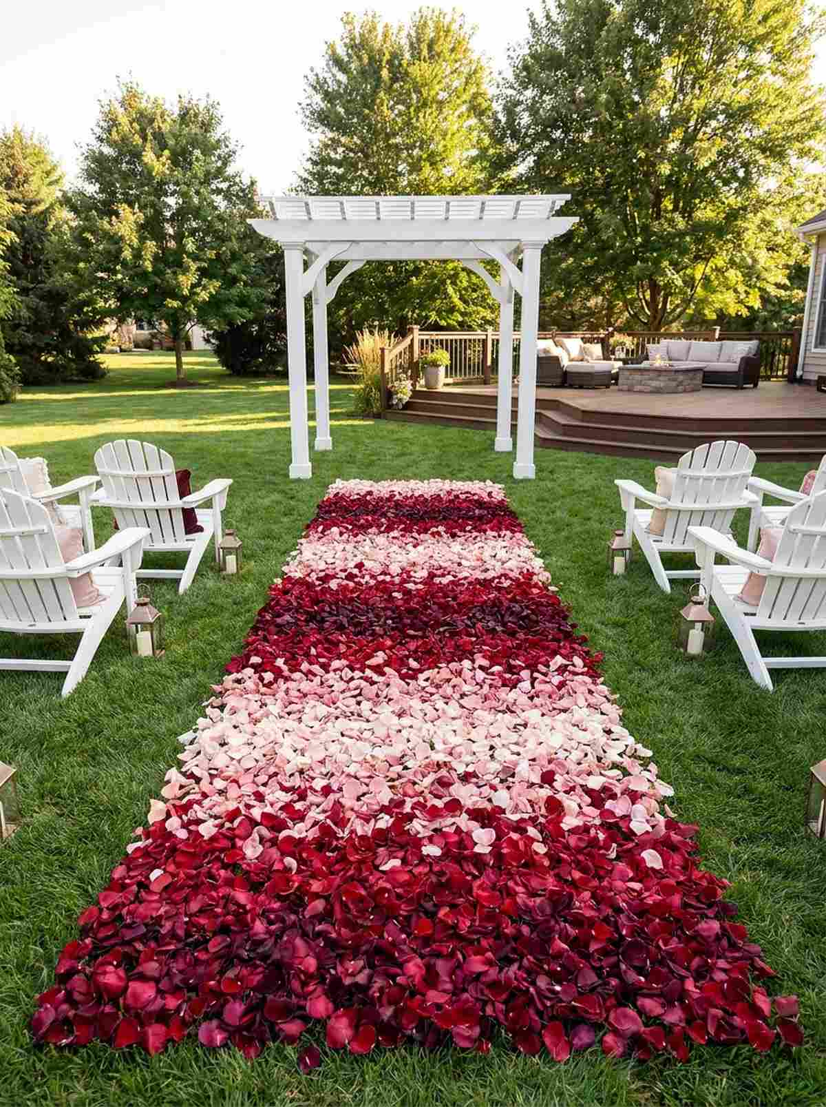 rose petal runner